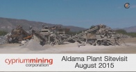 Cyprium Mining Sitevisit Of Aldama Plant, August 2015